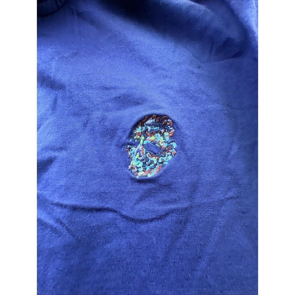 Robert Graham Polo Mens Large Navy Blue Short Sleeve Shirt‎ Lightweight Logo - Picture 11 of 11